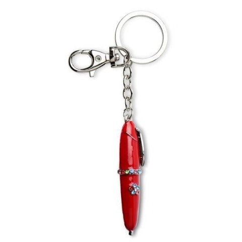 PORTACHIAVI PENNA SMALTATA ROS